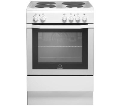 HOTPOINT I6EVA W UK 60 cm Electric Solid Plate Cooker - White HOTPOINT I6EVA W UK 60 cm Electric Solid Plate Cooker - White